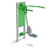 Buiten fitness toestel: Pull down 11 Eenvoudige installatie op elke ondergrond.